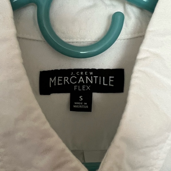 J Crew Mens White Non Iron Button Down Size Small - Picture 3 of 3